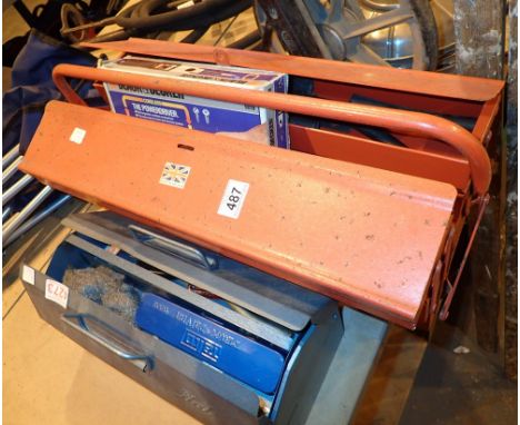 Two tool boxes and contents 