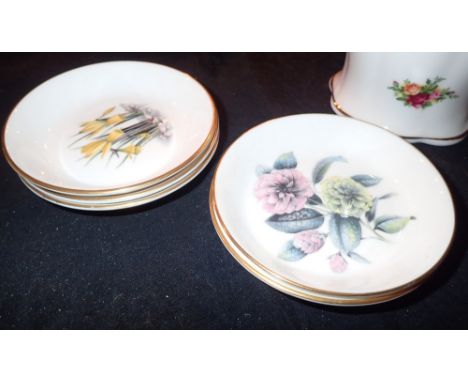 Set of seven Royal Worcester pin dishes