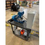 AAmstamp Hot Stamping Machine w/ Rolling Cart & Accessories