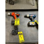 (1) Ryobi 18V Cordless Drill, (1) Black & Decker 18V Cordless Drill, w/ Battery Charger