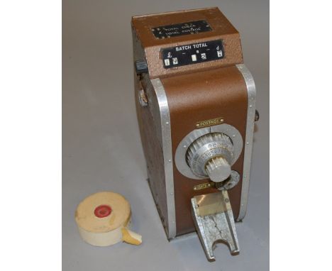 A Setright Parcel Label Machine No. 2 Serial No. 0404. 