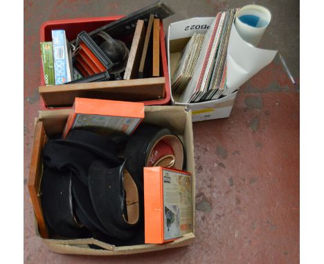 A good mixed lot of Railwayana including enamel badges, caps, signs and plates, pictures etc.