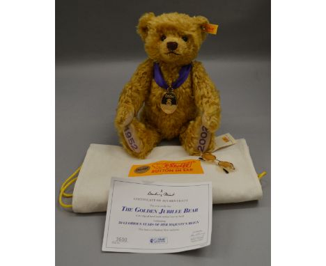 A Steiff Golden Jubilee bear