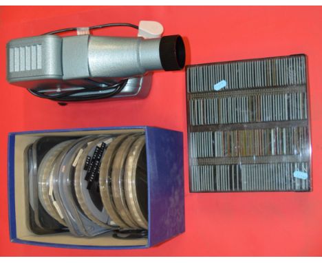 Quantity of slides, films and projector equipment 