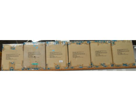 6 trade boxes of McFarlane Jimi Hendrix 3D album covers