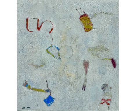 Anthony LIGHT (XX-XXI)Untitled (Cosmos Series)Oil on cardSigned, titled and dated 2009 to the verso25cm x 23cm Anthony Light 
