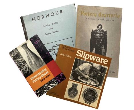 Four books.'Pottery Quarterly: A Review of Ceramic Art (Volume 9 Number 34). Murray Fieldhouse. Herts. Northfields studio.'No