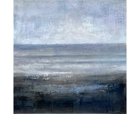 Benjamin R. WARNER (1970)SeascapeOil on boardSigned30 x 30cmDisplays Light House Gallery Cornwall label to verso