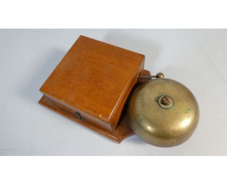 An Edwardian Wall Hanging Electric Servants Bell