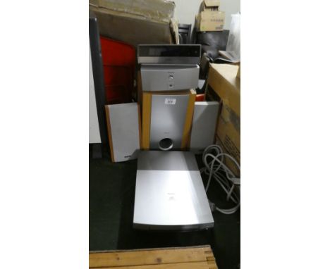 A Pioneer Stereo Compact Disk Player, Amplifier and Speaker