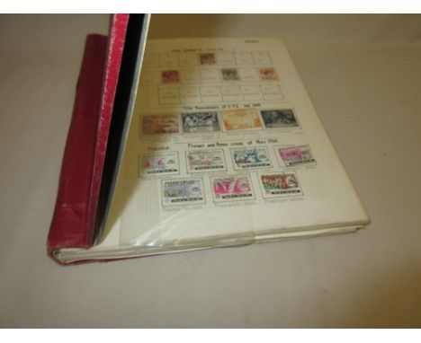 Red stamp album, Great Britain, Commonwealth and dependencies