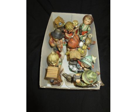 Group of six various Goebel Hummell figures of children and four others