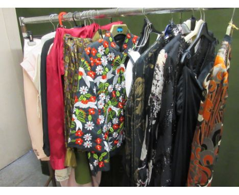 Quantity of ladies couture including: Guy Laroche, Nina Ricci, Frank Usher, Christian Dior and Jaques Vert