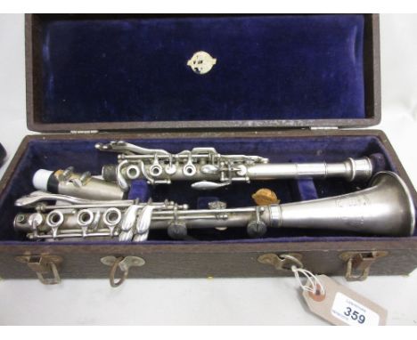 Brilliante Pan Amercian Soprano clarinet by Elkhart Industries U.S.A. in a fitted case