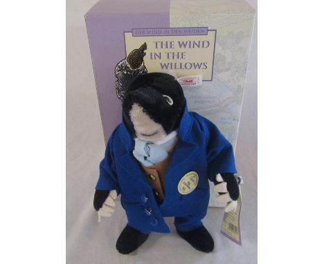 Steiff Wind in the Willows Mole, limited edition 258/4000 H 25 cm with outer box (missing stand/inner section)
