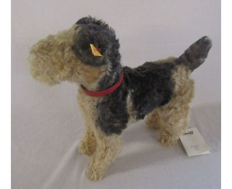 Steiff classic 1935 Fellow Terrier L 30 cm, mohair, with carrier bag