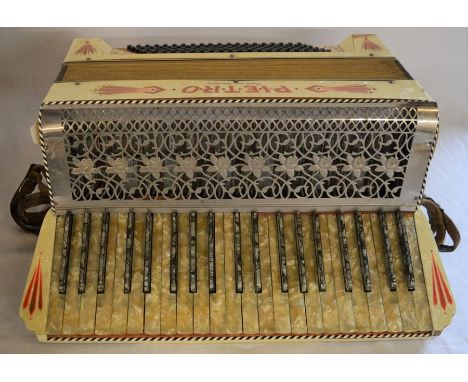Pietro German made accordion with case (in need of some retoration)&nbsp;