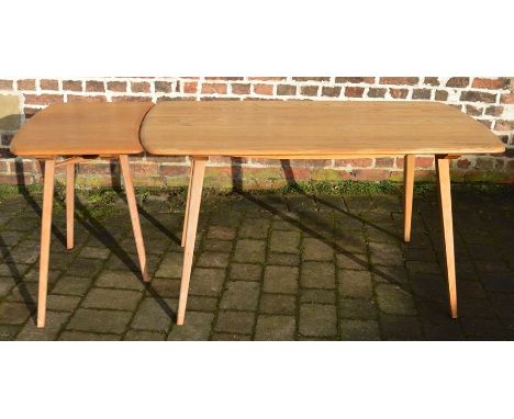 Ercol dining table (138cm by 71cm) with extender&nbsp;