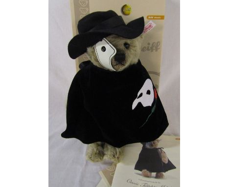 Steiff Phantom of the Opera bear, musical, limited edition 1646/2000 H 30 cm complete with certificate and box