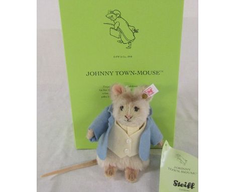 Steiff Beatrix Potter boxed Johnny Town-mouse limited edition 613/1500 H 12 cm 2008
