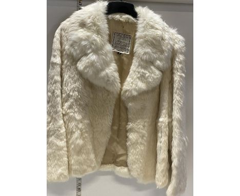 A Dino Ricco Angora rabbit fur coat size M 