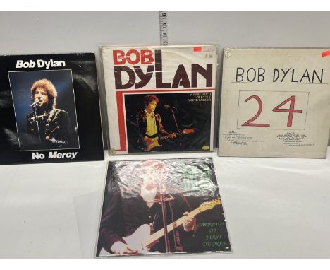 Four Bob Dylan LP's 