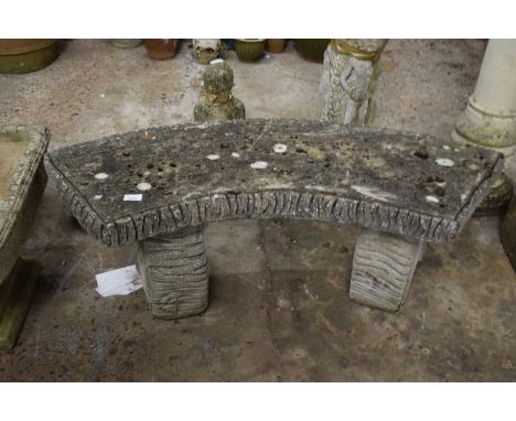 A composite garden bench