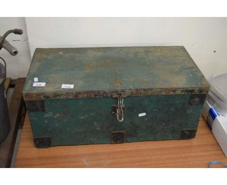 Vintage wooden tool box