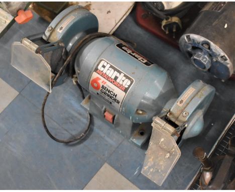 A Clark 6" Bench Grinder (Unchecked) 