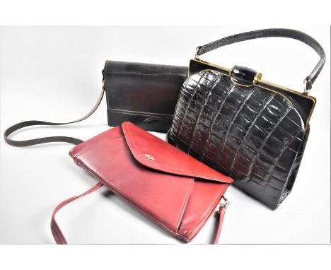 A Collection of Three Vintage Ladies Handbags 