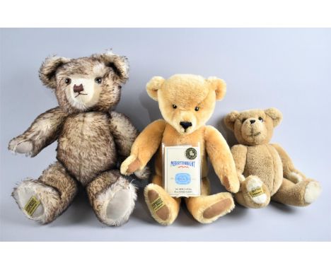 Three Merrythought Teddy Bears, to Include Limited Edition Alfred 