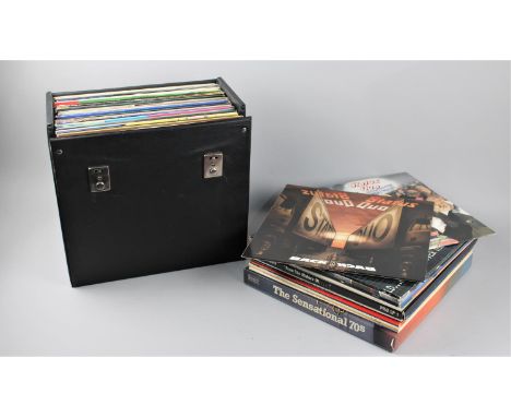A Vintage Box Containing 33rpm Records to Include Classical, Cat Stevens, Diana Ross, Leo Sayer, Simon and Garfunkel etc 