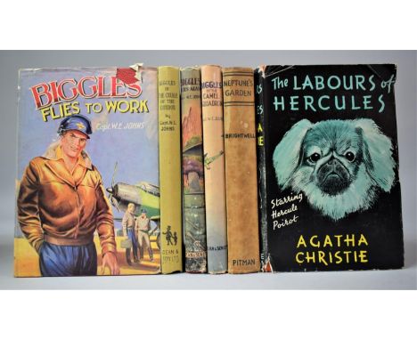 A Collection of Four Dean &amp; Sons Published Biggles Books by Capt. W.E. Johns to Include Biggles of the Camel Squadron (Co