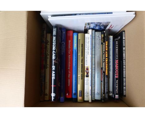Automobilia Reference Books,  to include Automobilia by Morris and Gardiner (two editions), Mascots by Kay and Springate, The