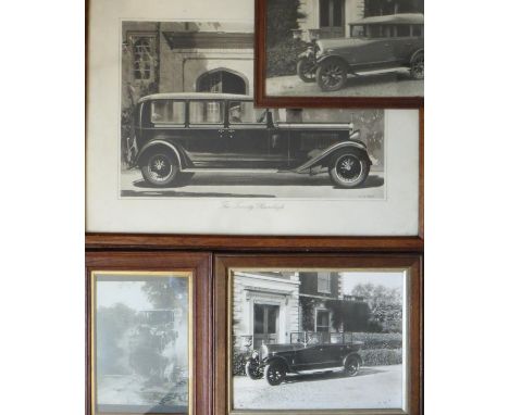 The Twenty Ranelagh A photographic print 41 x 55cms, together with three photographs of a Storey four seat-tourer. (4)