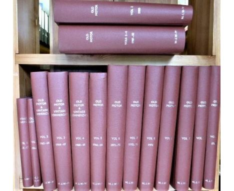 Old Motor &amp; Vintage Commercial, 1962 to 1982 A long and apparently complete run of this journal in its various guises har