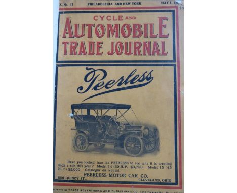 Automobile Trade Journal 72 volumes from May 1906 to April 1928, an incomplete run, 37 in modern black cloth with gilt M.J.W-