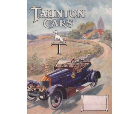 Taunton Cars A portfolio compiled by J. B. Taunton in 1946, in support of his early manufacture of the Taunton Car, beginning