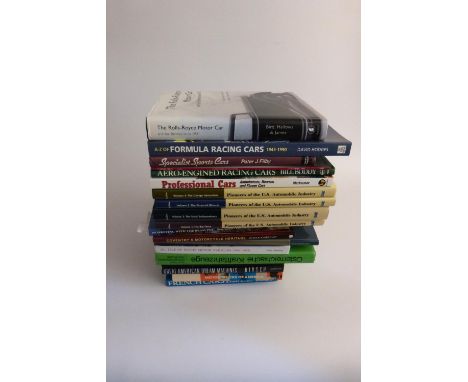 A Book Assortment,  to include Pioneers of the American Automobile Industry in four volumes, French cars, Specialist Sports C