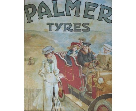 Palmer Tyres An advertising colour Print, 45 x 35 cms; a Hupp-Yates Electric Car advertisement, 39 x 28 cms; a Strand Magazin