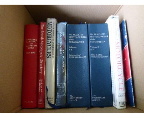 Motoring Encyclopaedias  to include: The Beaulieu Encyclopaedia of the Automobile. - Published in two volumes, 1st edition, 2