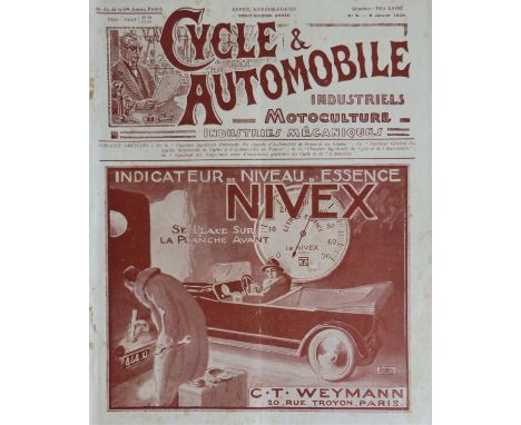 Cycle &amp; Automobile Industriels Loose issues of this French magazine covering the period between April 1919 and September 