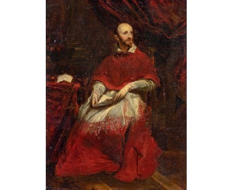 After Sir Anthony van Dyck (1599-1641)Portrait of Cardinal Guido BentivoglioOil on canvas, 32.5cm by 24cm 