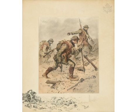 After Charles Johnson Payne ''Snaffles'' (1884-1967)"Vimy"Signed in pencil with the bit blind stamp, hand coloured print, 28c