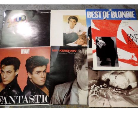Mixed LPs including Wham. UK P&amp;P Group 2 (£20+VAT for the first lot and £4+VAT for subsequent lots) 
