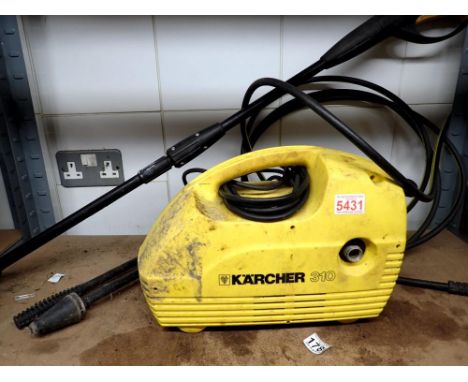 Karcher 310 pressure washer with lance. All electrical items in this lot have been PAT tested for safety and have passed. Thi