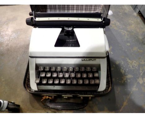 Portable Lilliput typewriter. Not available for in-house P&amp;P 