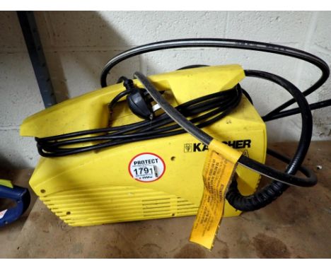 Karcher 411A pressure washer. All electrical items in this lot have been PAT tested for safety and have passed. This does not