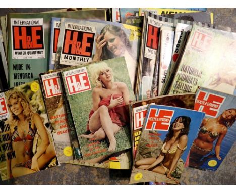 56 Health and Efficiency magazines. UK P&amp;P Group 2 (£20+VAT for the first lot and £4+VAT for subsequent lots) 