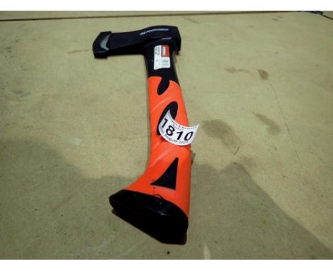 New unused axe with fibreglass handle. UK P&amp;P Group 2 (£20+VAT for the first lot and £4+VAT for subsequent lots) 